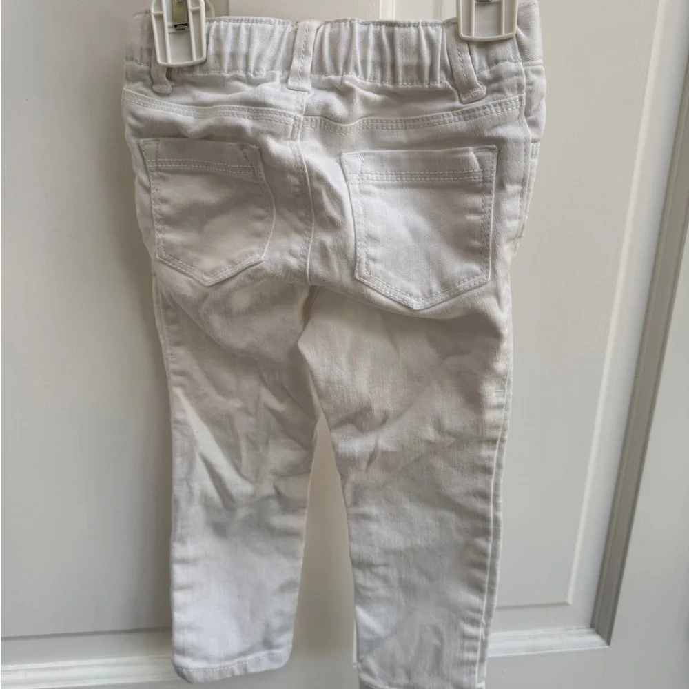 Old Navy 3T Girls White Jeans Classic Skinny Jeans Pants